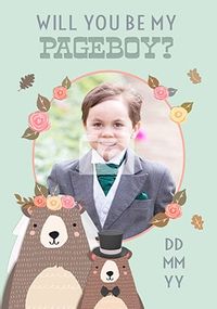 Tap to view Will You Be My Page Boy? Photo Wedding Card