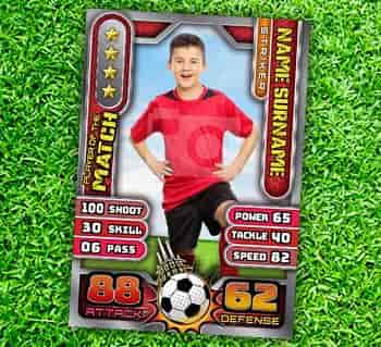 Kids Football Cards