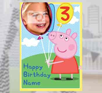 Kids Peppa Pig Cards