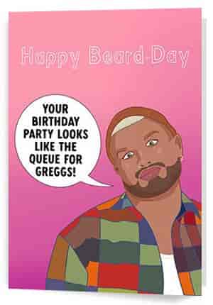 TV Related Birthday Cards