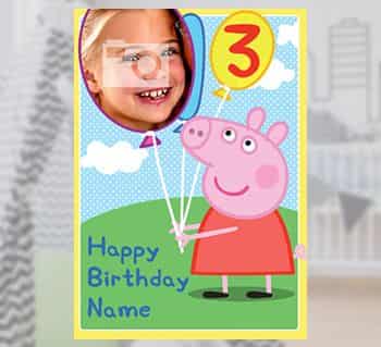 Kids Peppa Pig Cards