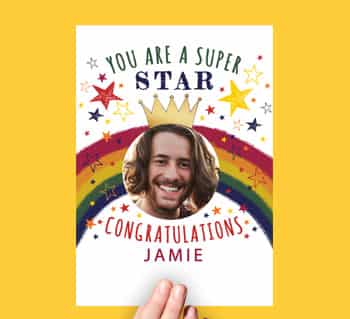 Congratulations photo upload Cards