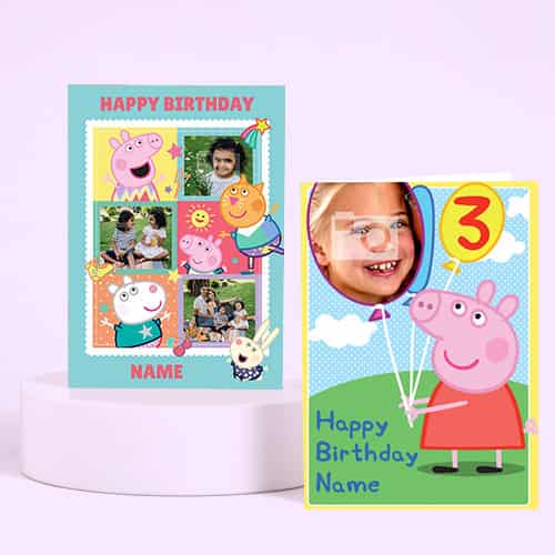 Kids Peppa Pig Cards