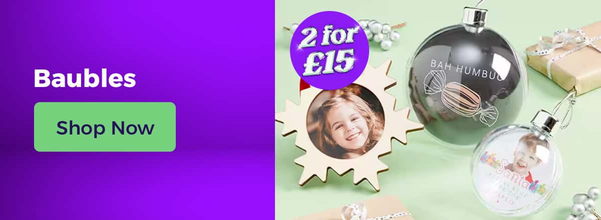 Shop all Personalised Baubles