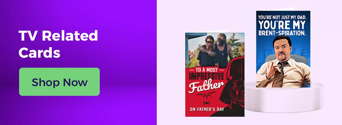 Shop All TV Related Father's Day Cards