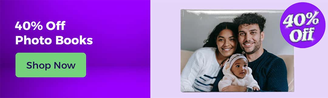 40% off Photo Books