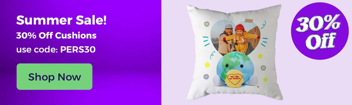 30% off Cushions