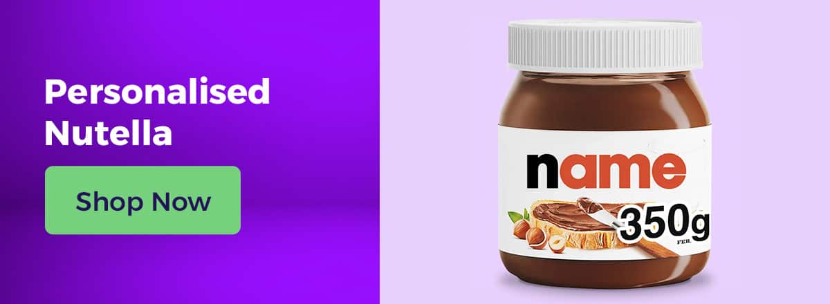Shop Personalised Nutella