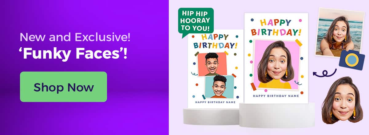 Shop All Funky Face Cards