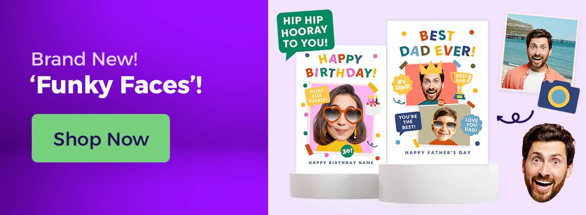 Shop All Funky Face Cards