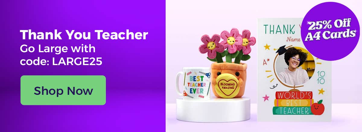 Shop All Thank You Teacher Cards & Gifts