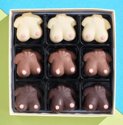 Choc On Choc Chocolate Boobs