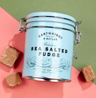Cartwright Butler Salted Caramel Fudge In Tin