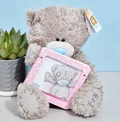 Tatty Teddy Holding Photo Frame
