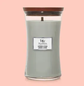 Woodwick Large Lavender And Cedar