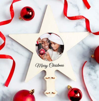 Family Photo Tree Topper