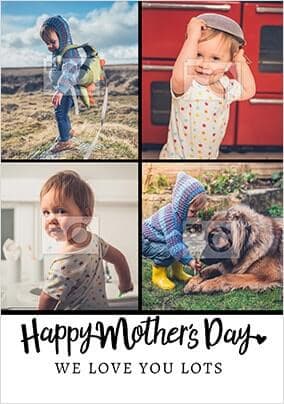 We Love You Mothers Day Photo Card