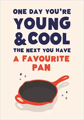 Young And Cool Birthday Card