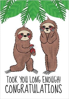 Long Enough Congratulations Card