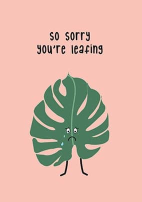 Youre Leafing Card