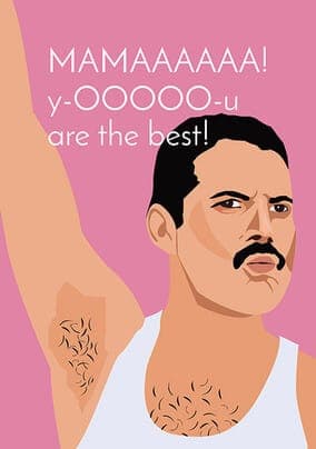 Mama Yooou Are The Best Mothers Day Card