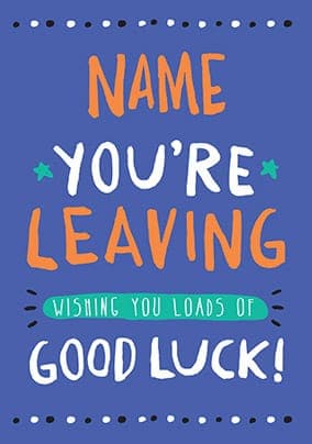 Good Luck Card Rock Paper Awesome