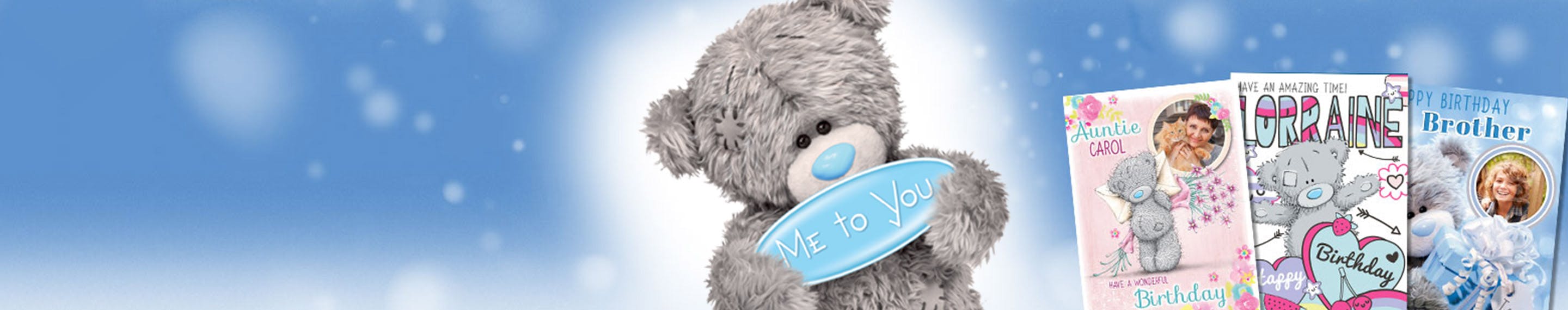 Thinking Of You Tatty Teddy Bear Blank Card – Evercarts