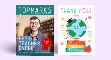 Thank You Teacher Cards