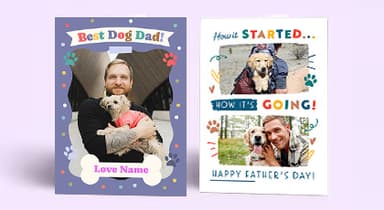 Dog Dad Cards