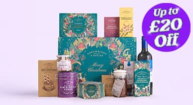 Up to £20 off Selected Hampers & Gift Sets