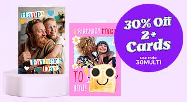 30% off 2+ Cards!