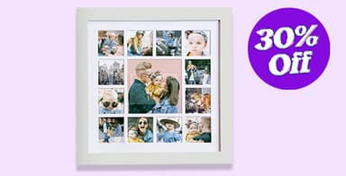 30% off Photo Frames