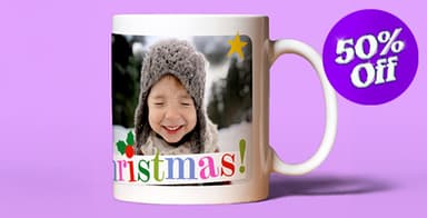 50% Off Mugs