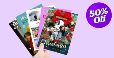 50% Off 5+ Cards