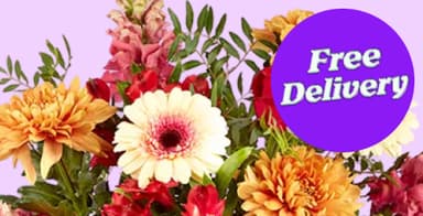 Free Delivery on Flowers!