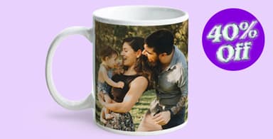 40% off Mugs