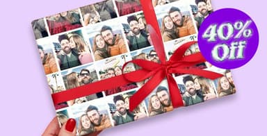 40% off Wrapping Paper