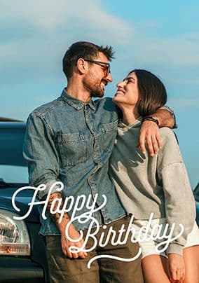 Click here to view Simple Full Photo Happy Birthday Card