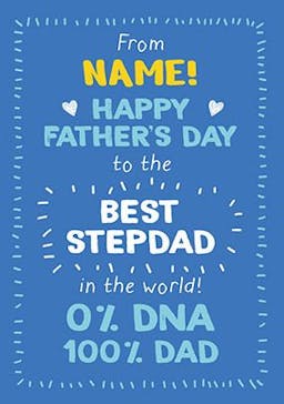 Step Dad Father's Day Cards