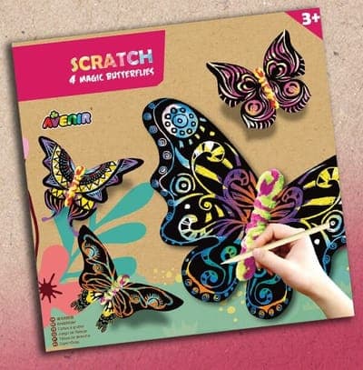 Scratch Art Butterfly
