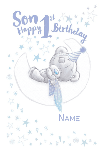 Me To You Son 1st Birthday Card