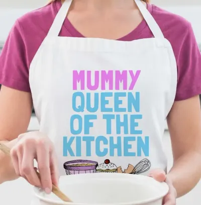 Queen Of The Kitchen Personalised Apron