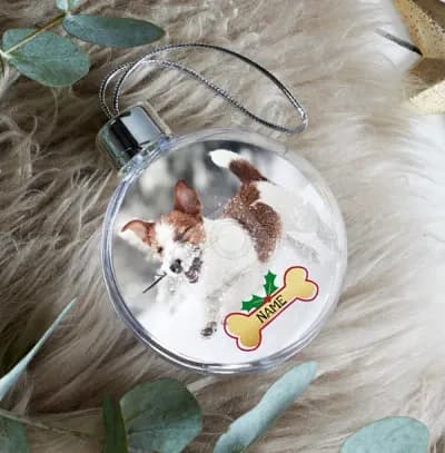 Dog Photo Bauble
