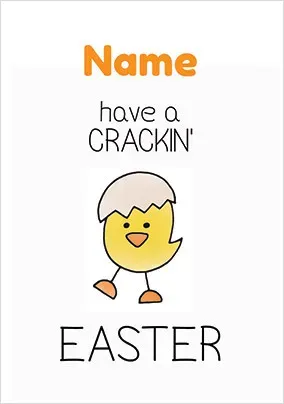Crackin Easter Card