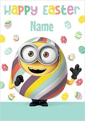 Minions Easter Egg Card
