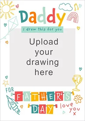 Artwork Image Upload Fathers Day Card