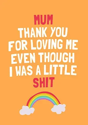 Little Shit Personalised Mothers Day Card