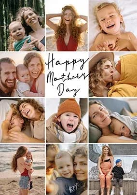 11 Photo Mothers Day Card