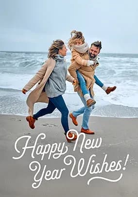 Happy New Year Wishes Photo Card