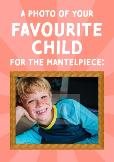 Favourite Child Photo Mothers Day Card